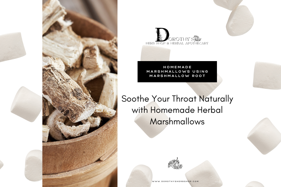 Soothe Your Throat Naturally with Homemade Herbal Marshmallows