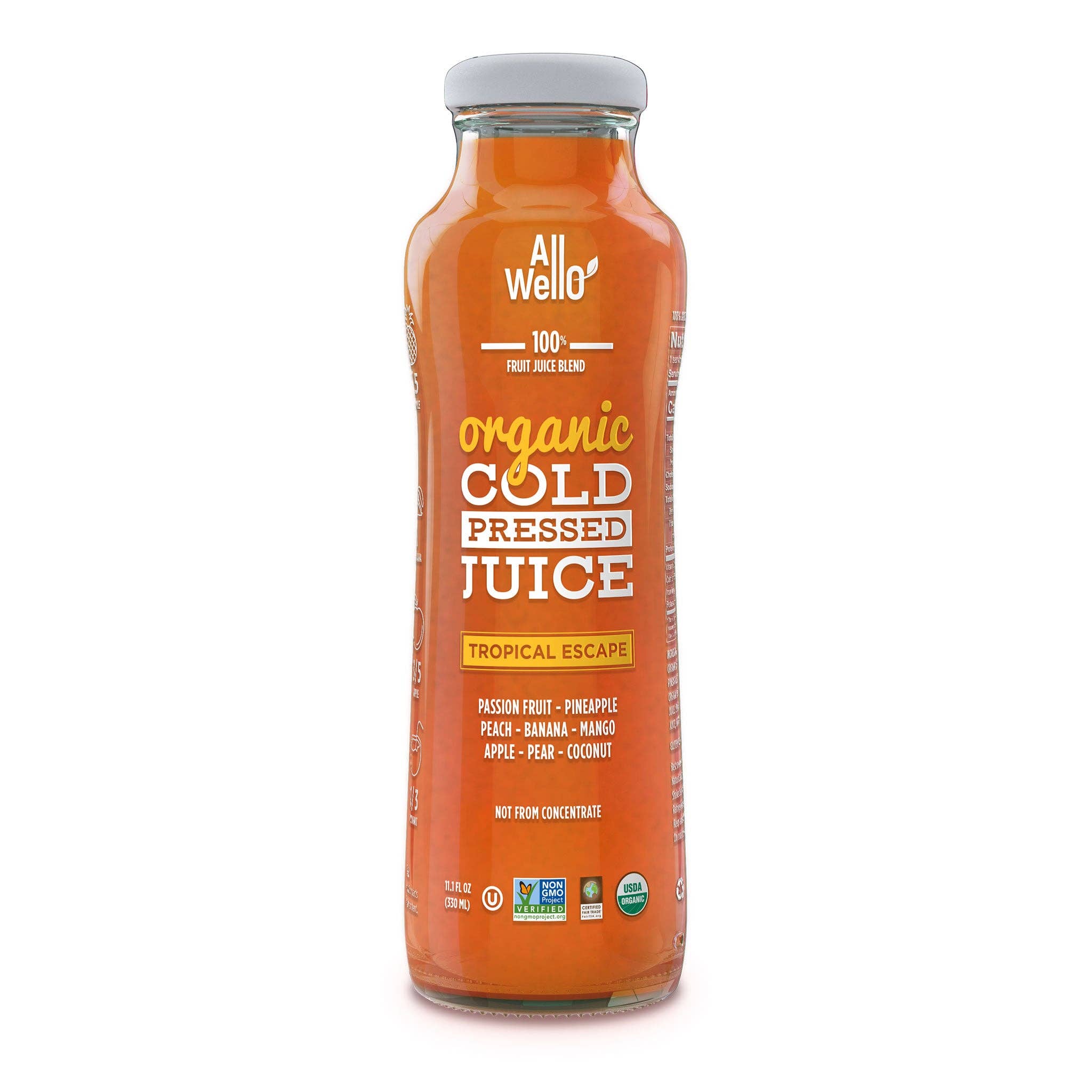 Organic Cold-Pressed Tropical Escape Juice