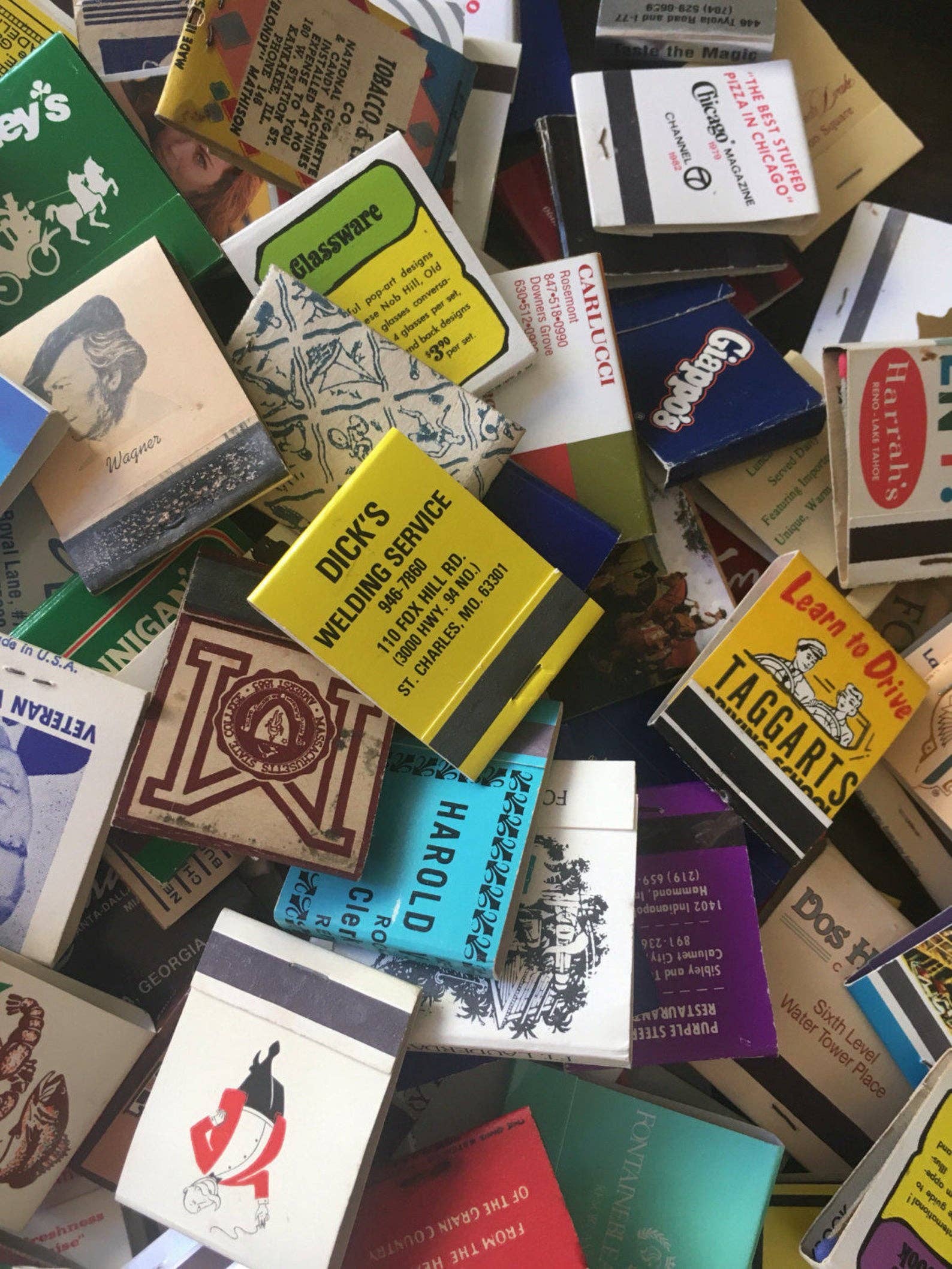 VINTAGE MATCHBOOKS ** GENUINE VINTAGE