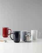 Loose Leaf Tea Infuser Porcelain Mug, 17oz, Minima™