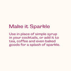 Glitter Simple Syrup, 16 fl oz with Edible Glitter