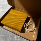 Beeswax Candle Kit 4x4 – DIY Mini Candle Set