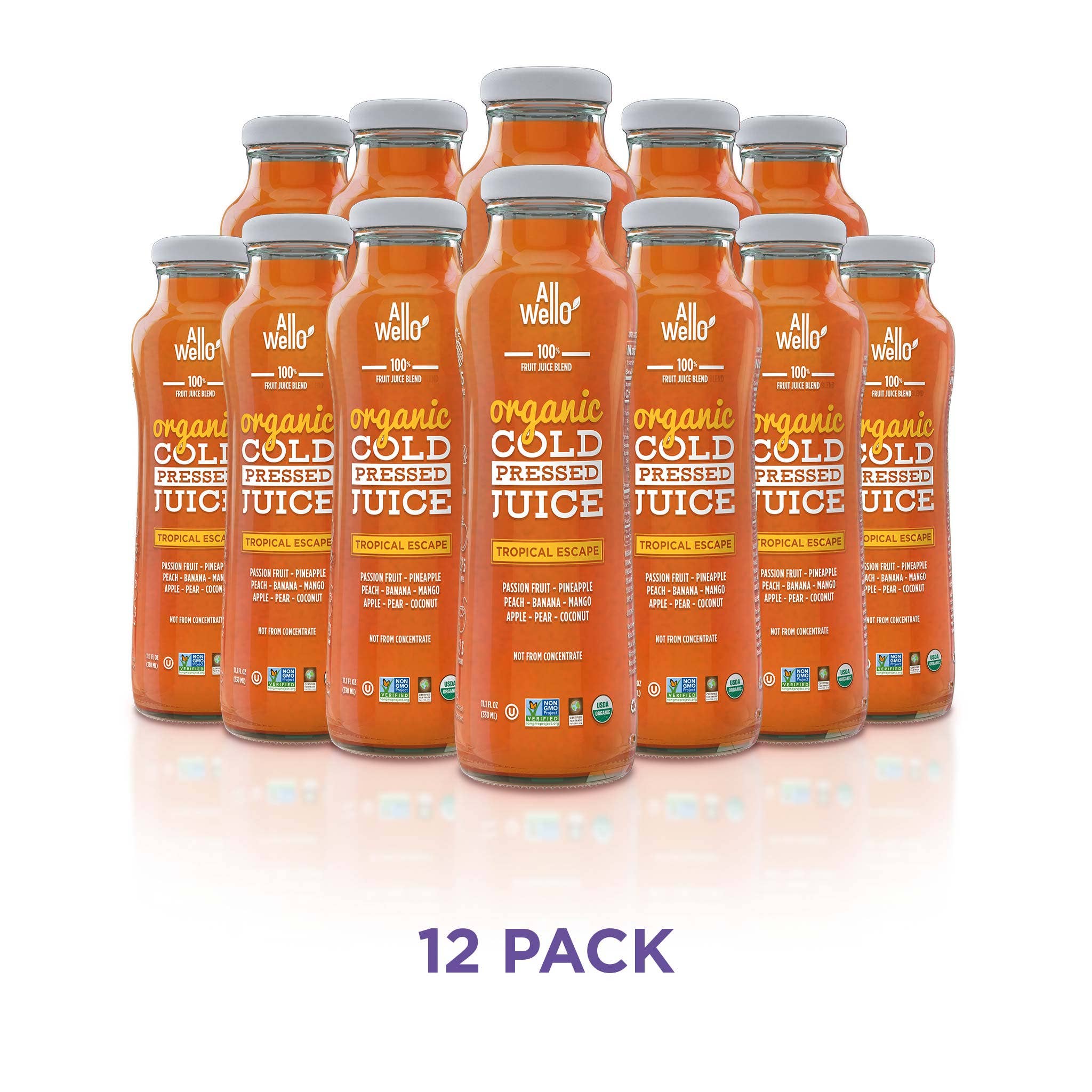 Organic Cold-Pressed Tropical Escape Juice