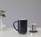 Loose Leaf Tea Infuser Porcelain Mug, 17oz, Minima™