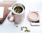 Loose Leaf Tea Infuser Porcelain Mug, 17oz, Minima™