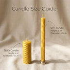 Beeswax Candle Making Kit – 15 Sheets (8×4) with Cotton Wick