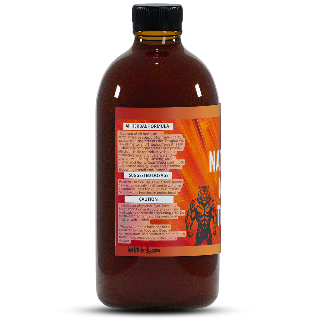 Men Tonic Extra Strength 16oz - Wellness Herbal Tonic Blend
