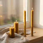 Beeswax Candle Making Kit – 15 Sheets (8×4) with Cotton Wick