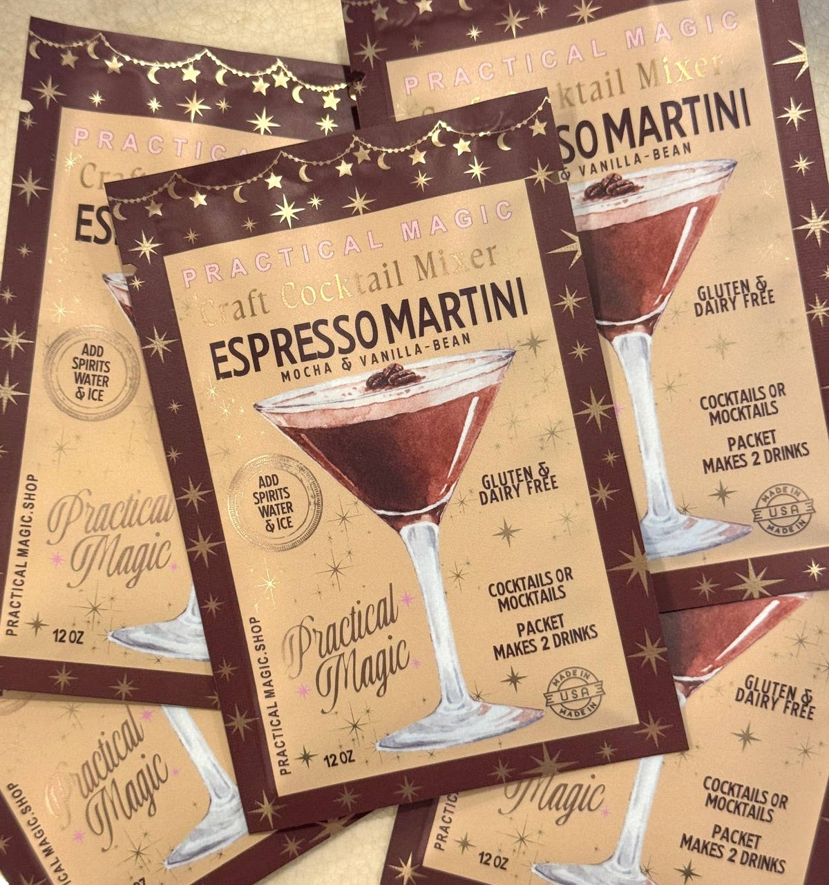 Espresso Martini makes 2 cocktails or mocktails