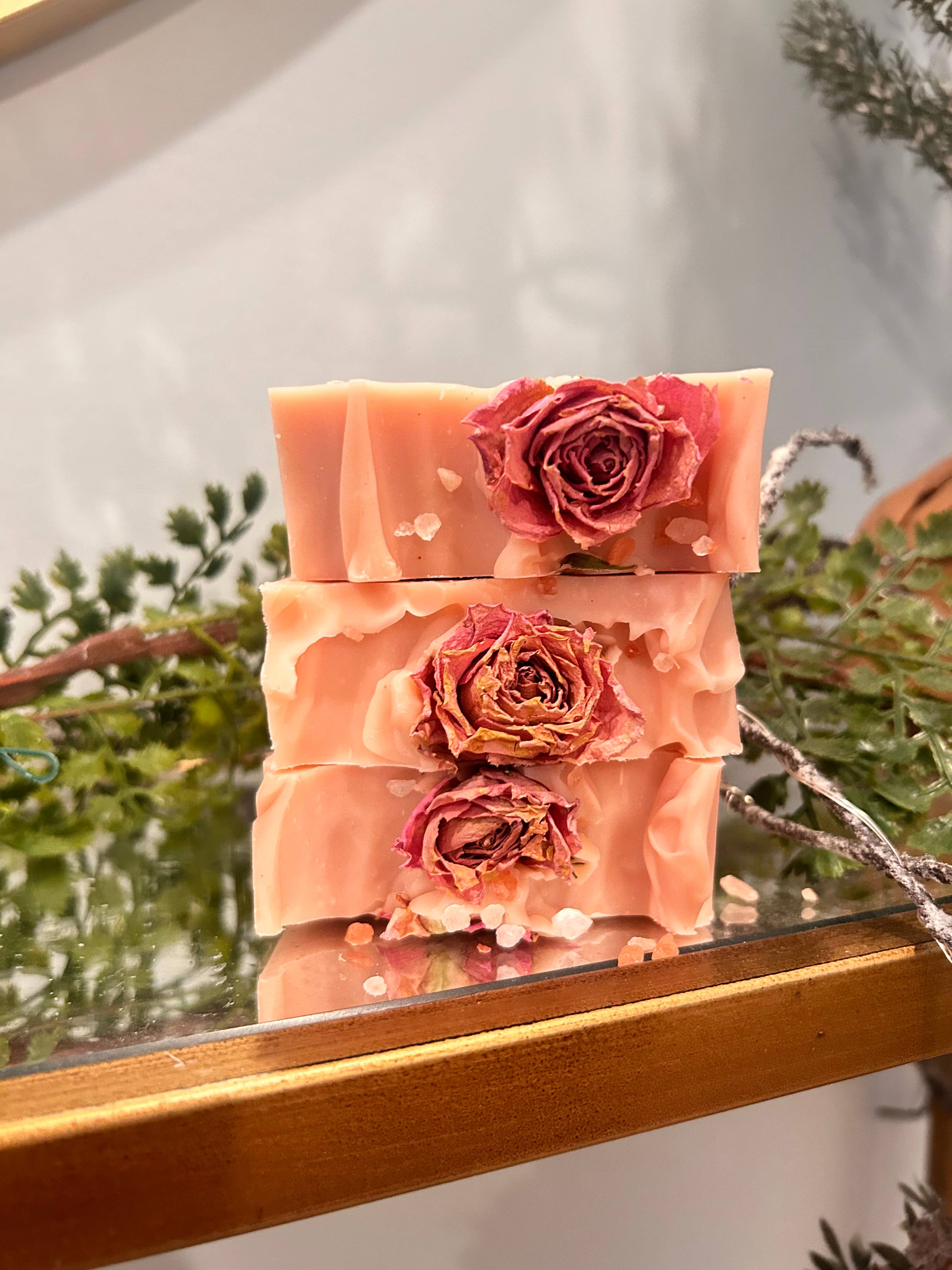 Wild Rose + Geranium Face & Body Bar