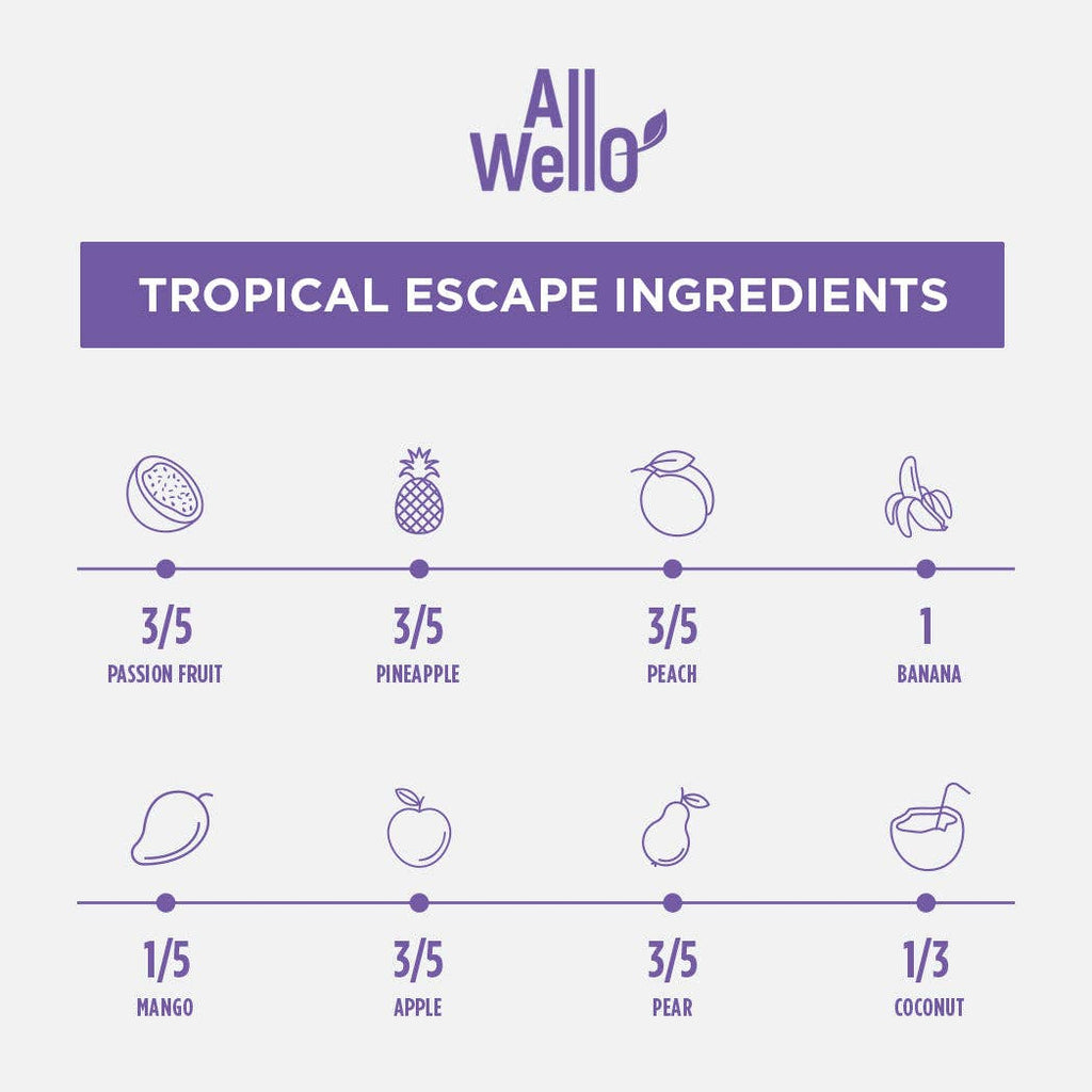 Organic Cold-Pressed Tropical Escape Juice