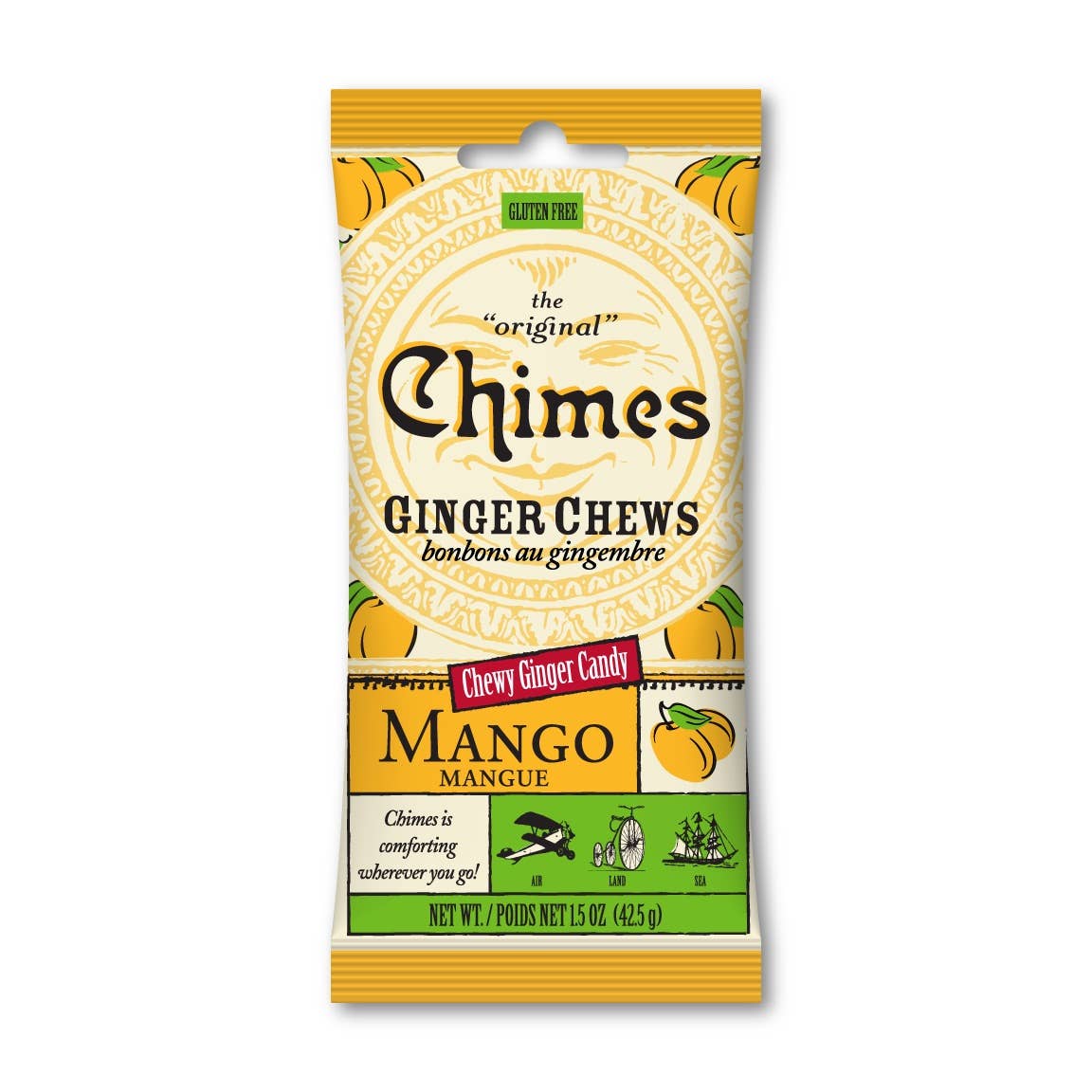 Chimes Mango Ginger Chews Candy - 1.5 oz Bag – Dorothy’s Herb Shop ...