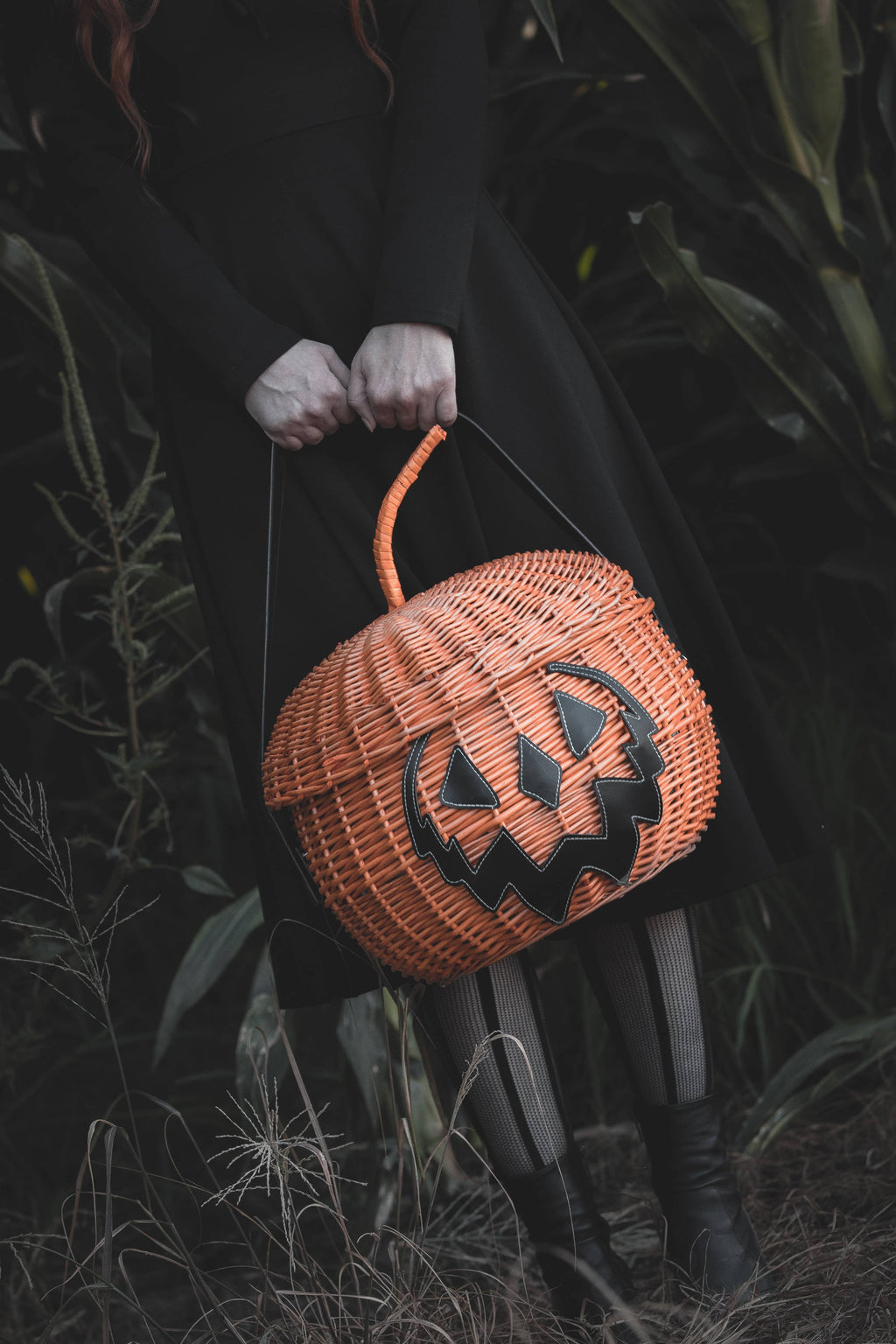 Haunted Hallows Picnic Basket (Orange)