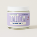 Lavender Whipped Tallow Moisturizer | Natural Beef Tallow Lotion | Calming, Preservative-Free Skincare by Lady May Tallow