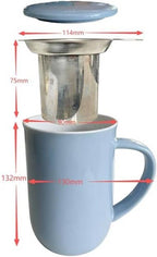 Loose Leaf Tea Infuser Porcelain Mug, 17oz, Minima™