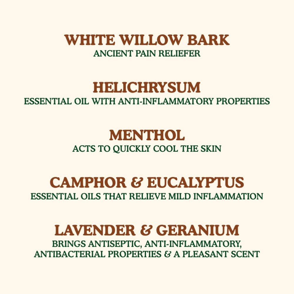 #🌞1 Summer Must Have-Willow Balm Pain Relief Cream 12 Ct
