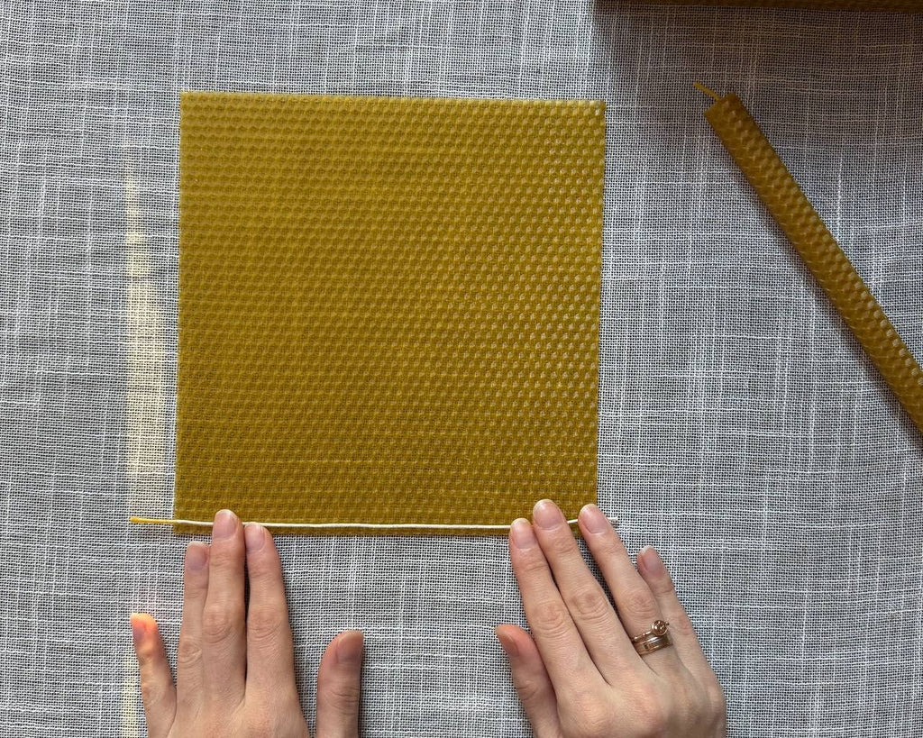 Beeswax Candle Making Kit – 15 Sheets (8×4) with Cotton Wick