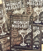 Midnight Sparkly Margarita Cocktail mix for 2 drinks
